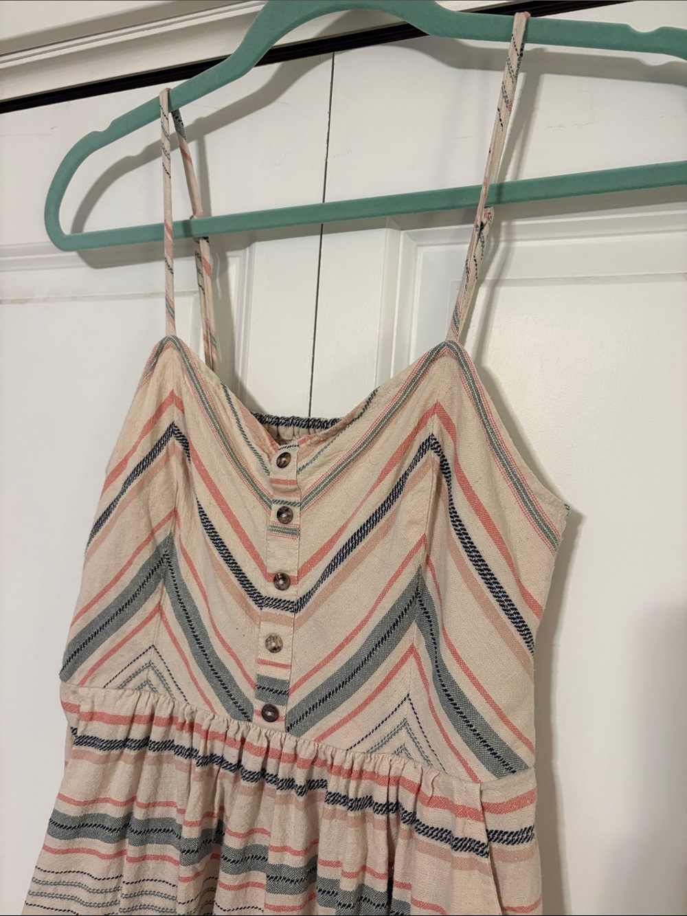 🪷lovestitch 100% Cotton Multicolor Midi Dress - Picture 6 of 8